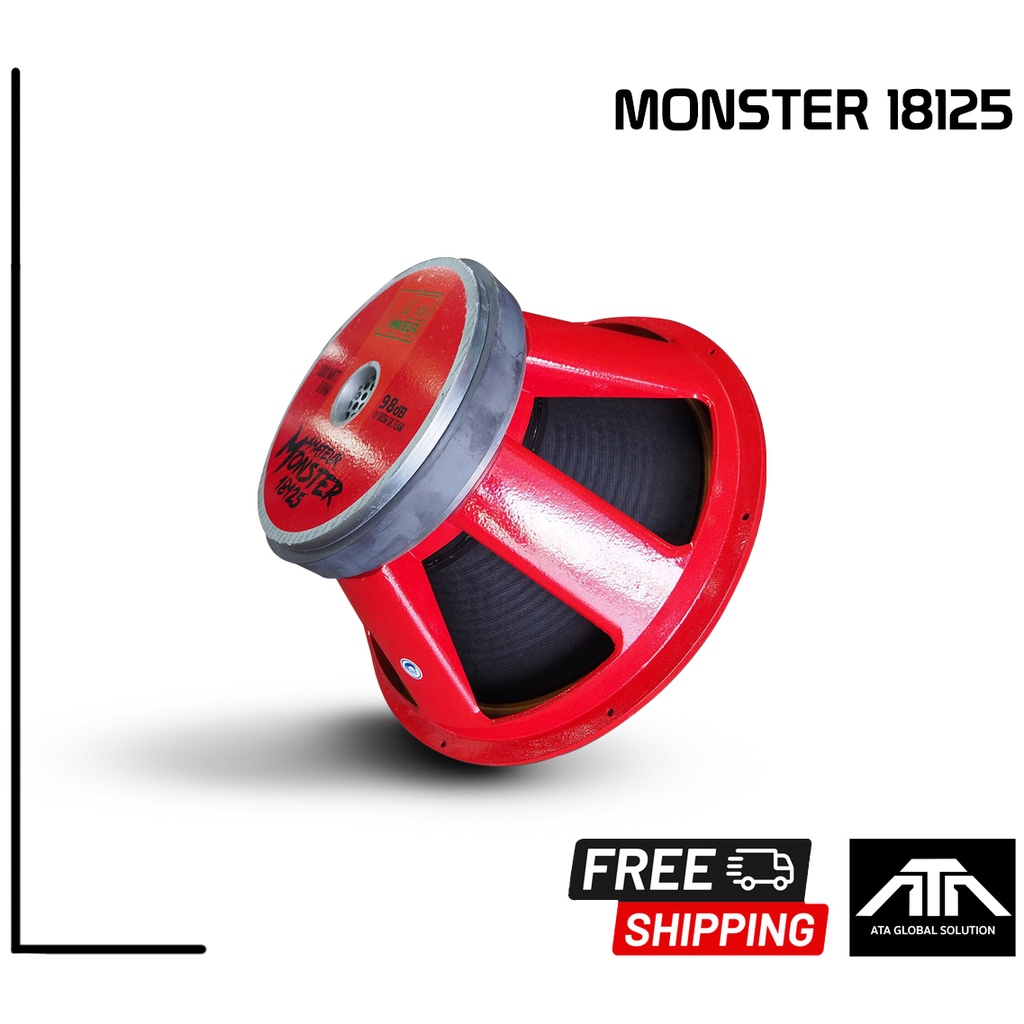 (สินค้า 1 ชิ้น)AMATEUR MONSTER 18125 SPEAKER ดอกลำโพง 18 นิ้ว 1800 วัตต์ อเมเจอร์ MONSTER18125 1800W