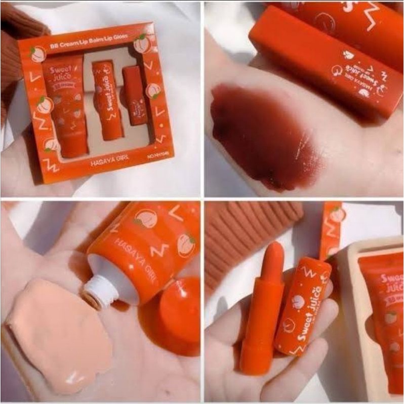 HASAYA GIRL บีบี+ลิปบาล์ม+ลิปกลอส HH1046