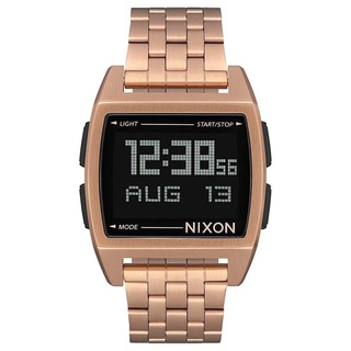 Nixon Base NXA1107897-00 นาฬิกาข้อมือผู้หญิงและผู้ชาย สายสแตนเลส สีโรสโกลด์