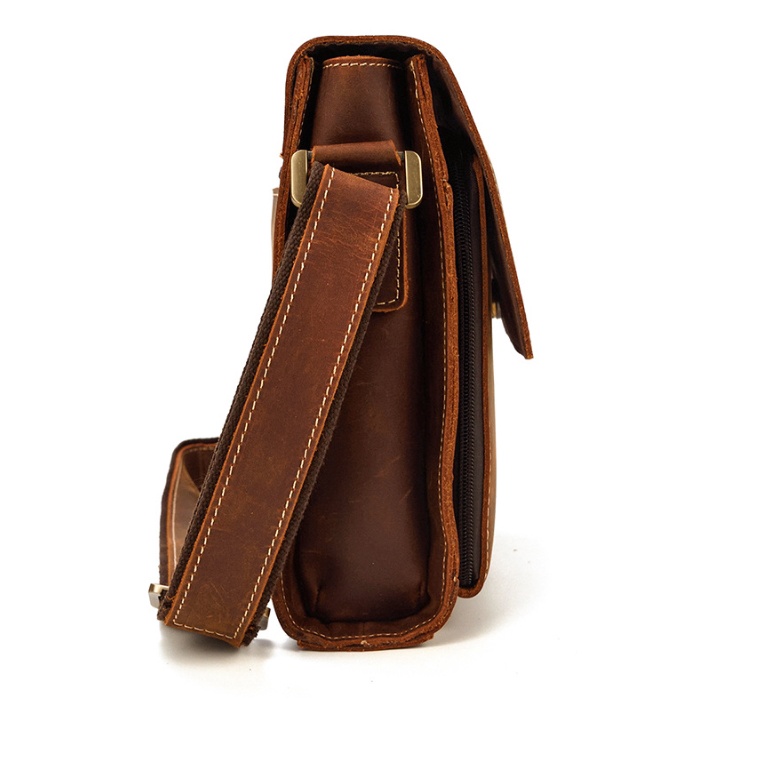 กระเป๋าหนังวัวแท้ สะพายข้าง สะพายไหล เหมาะสำหรับผู้ชาย Leather Bag for you รุ่น  BW01