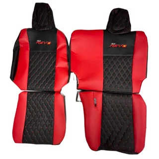 หุ้มเบาะรถยนต์แบบสวมทับ TOYOTA REVO ตอนเดียว ( LINE 5/6 ) แถมฟรี! หุ้มเบลท์รถ car seat covers T8