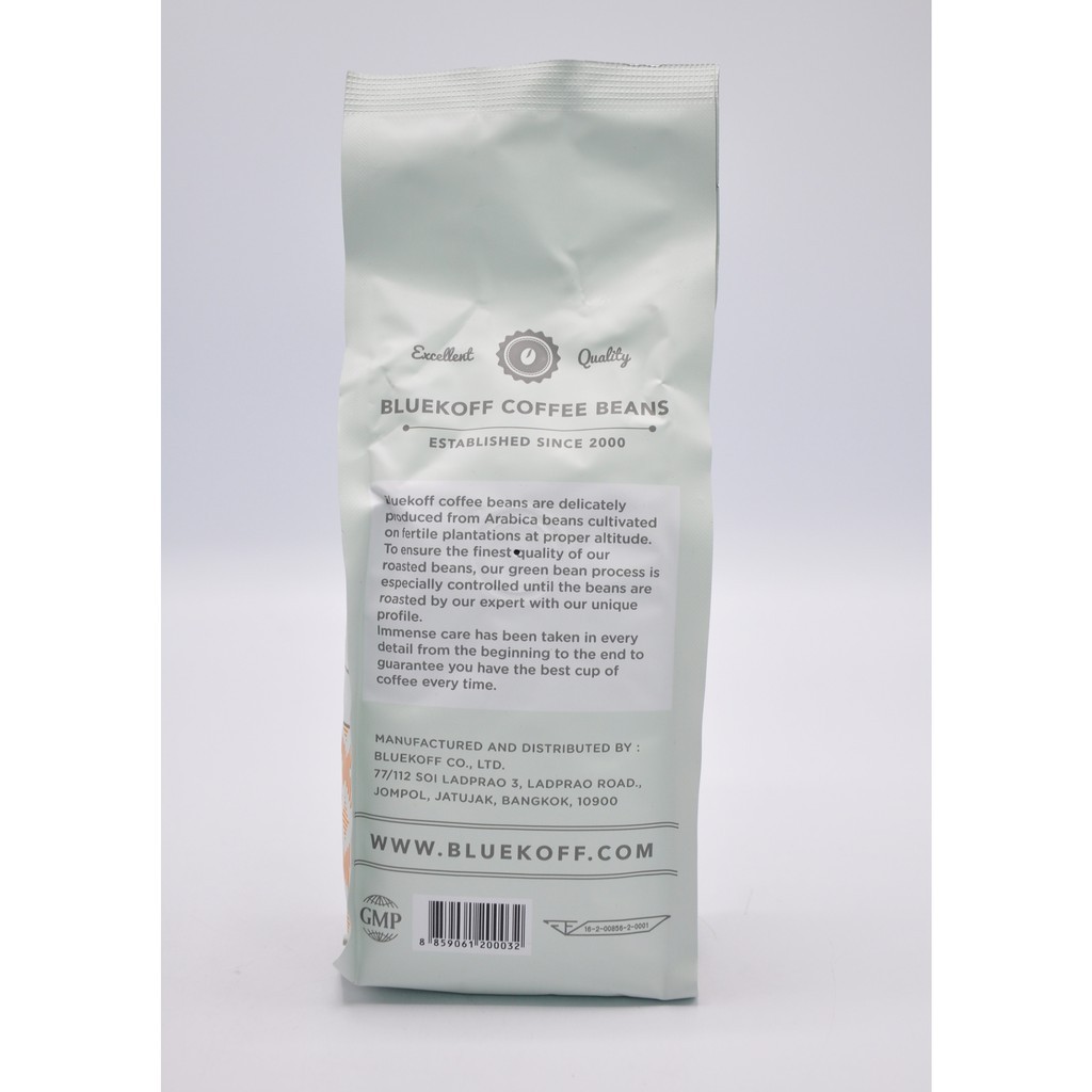 Bluekoff เมล็กาแฟอาราบิก้า100% คั่วกลาง (250g) A4