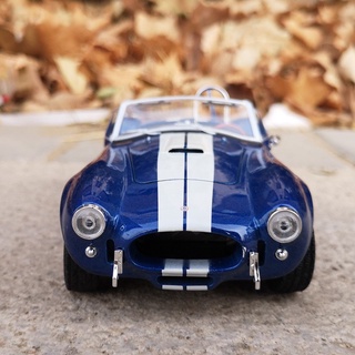 โมเดลรถคลาสสิค 1:24 1965 Shelby Cobra 427SC [Welly]