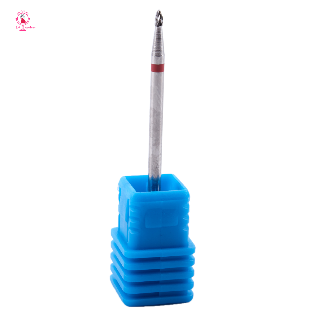 Nail Art Electric Carbide Cylinder Cuticle File Drill Bit Manicure