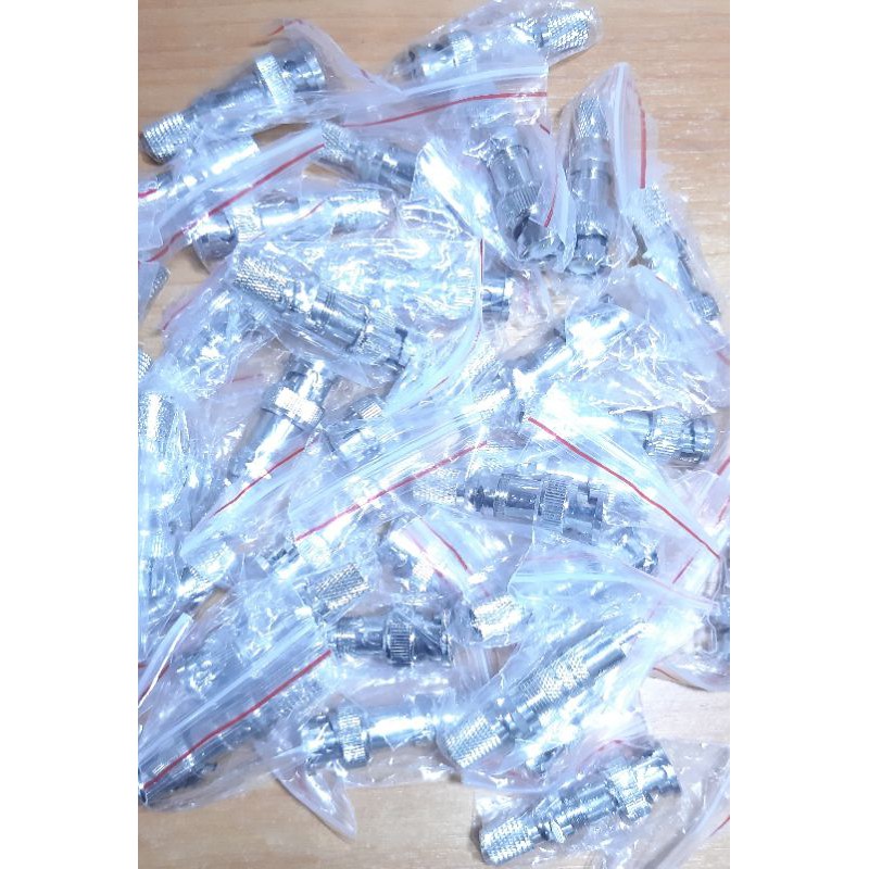 หัว Bnc F-TYPE ครบชุด พร้อมท้าย Fแบบเกลียวหมุน | Shopee Thailand