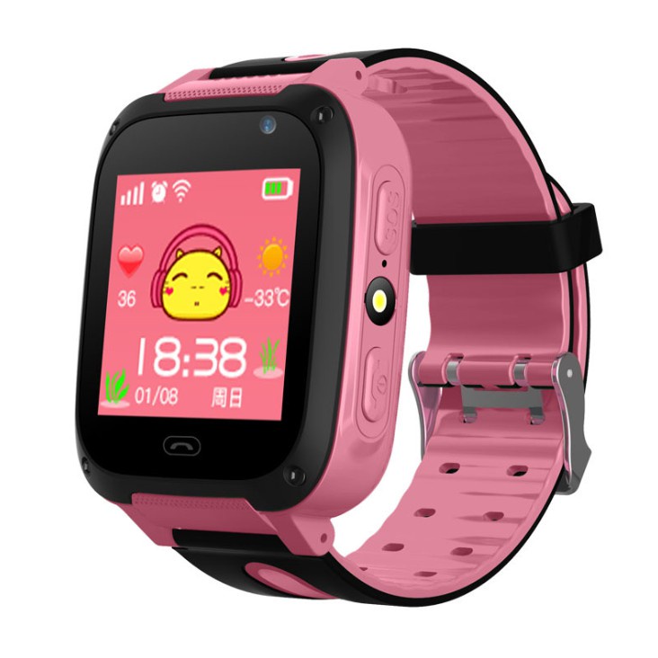 สร้อยข้อมือสมาร์ท สมาร์ทวอทช์ นาฬิกากันเด็กหาย นาฬิกาตามเด็ก V4 GPS Smartwatch ใส่ซิม โทรได้