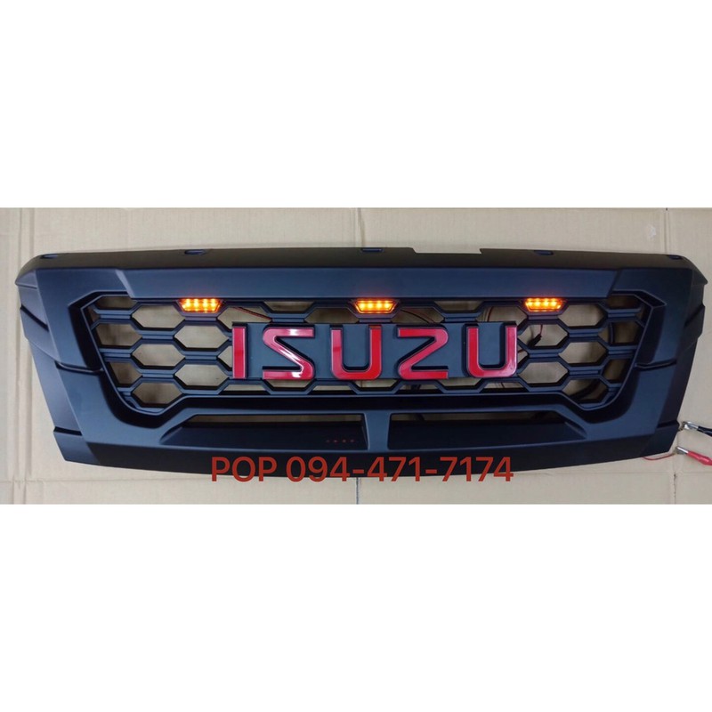 🔥ลดเพิ่ม 25 บาทใส่โค้ด LIT828DX🔥กระจังหน้าแต่งออนิวดีแมค ปี2018 มีไฟ  ALL NEW ISUZU  DMAX  dmax ปี20