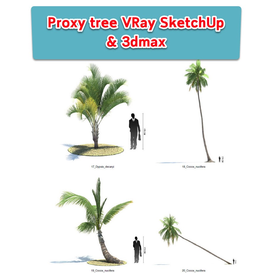 Proxy tree for VRay SketchUp & 3dMax (Archmodel v.85)