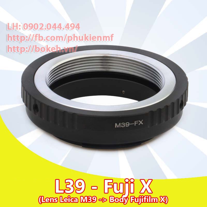 L39-FX Mount adapter แปลงเลนส์ L39 M39 เป็นตัว Fujifilm X (L39-FILM M39-FX M39-FILM FX FUJIFILM-X )