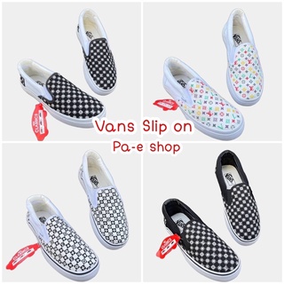 👟รองเท้า Vans slip on ผ้าใบสลิปออน ผ้าใบสวม