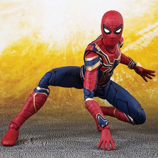 Details about  Avengers 3 Infinity War Iron Spiderman 6" Spider-Man Action Figure Toys Gifts UK