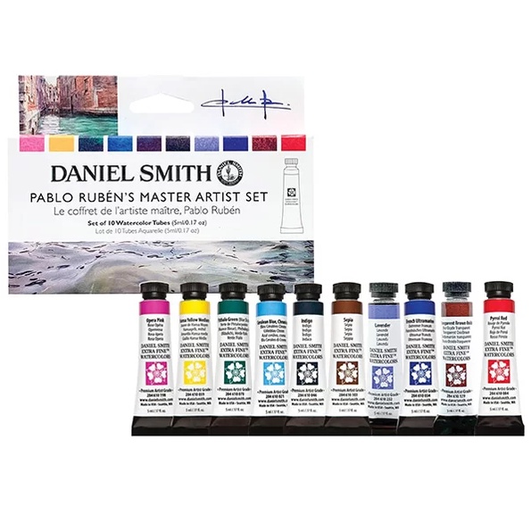 Daniel Smith Pablo Ruben's Master Artist Set (5ml) (W285610401) / เซ็ตสีน้ำ Daniel Smith 10 สี คัดสรรโดย Pablo Ruben's