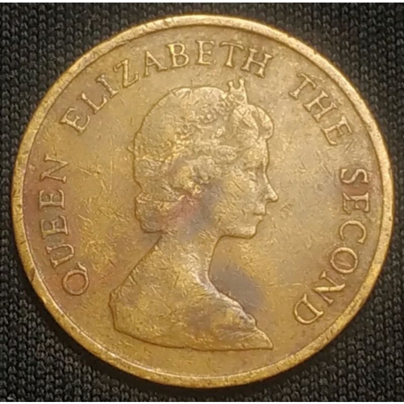 ฮ่องกง (Hong Kong), ปี 1982, 10 Cents, Queen Elizabeth II