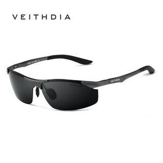 VEITHDIA อลูมิเนียมโพลาไรซ์แว่นตาว่นตากันแดด UV400 สำหรับผู้ชาย 6529