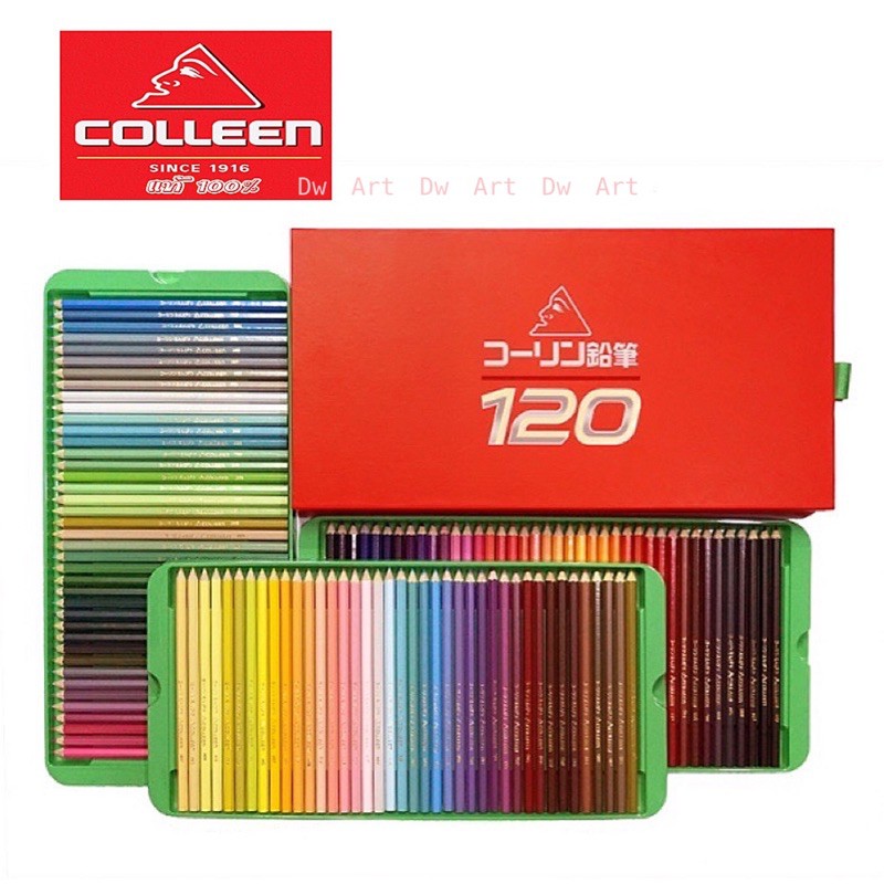 Colleen สีไม้คอลลีน 120 สี/ 72 สี พร้อมส่ง สีไม้Colleen สีไม้ยาวคอลลีน 1 หัว สีไม้คอลลีน ดินสอสี