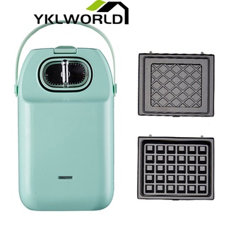 YKLWORLD Toaster เครื่องปิ้งขนมปัง เครื่องปิ้งขนมปังขนม 650W