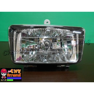 ไฟหน้า BELLE-R (HM) ตาเพชร+ช้อนชุบ (032469)