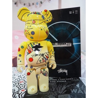 (ของแท้) BE@RBRICK Stussy WWT 400% พร้อมส่ง ‼️