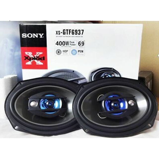 Sony Xplod Speaker 6x9 3way Car Speaker (XS-GTF6937) Sony 6x9 ลําโพง 3 ทาง 1 คู่