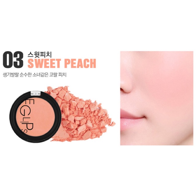 Eglips Apple Fit Blusher #03 Sweet Peach