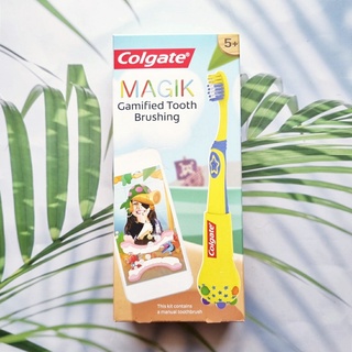 คอลเกต แปรงสีฟัน สำหรับเด็ก อายุ 5 ปีขึ้นไป Magik Gamified Tooth Brushing for Kids 5+ (Colgate®)