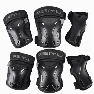 Adults Kids Cycling Roller Skiing Skate Board Knee Elbow Knee Wrist Chilren Men Women Safety Protective Outdoor Skating Pads