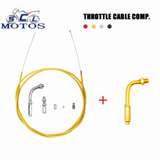 Price concessions for factory clearing inventory190cm throttle cable Nylon braided pipe screw adjuster guide