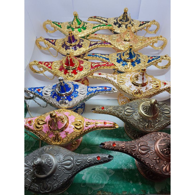 ตะเกียงอาลาดินใหญ่ Aladdin lamp สำหรับวางกำยาน ตั้งโชว์ ประดับตกแต่งบ้าน ราคา ถูกที่สุด ดีลบีเคเค แกลเลอรีภาพที่ 8