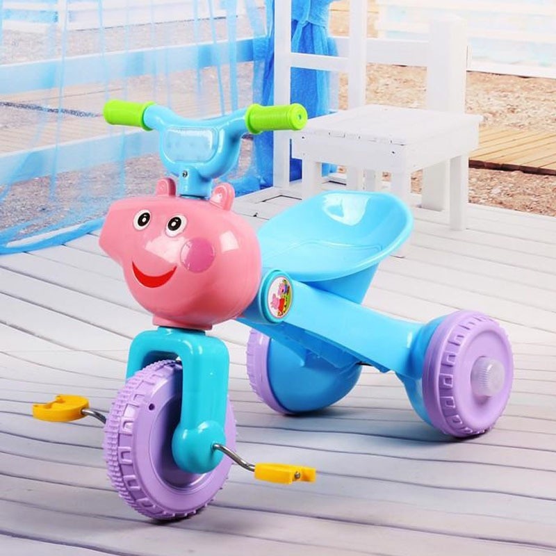 Toy_Store จักรยานสามล้อเด็ก [T078] สำหรับ3-5 ขวบ รถเด็กขาไถ รถเข็นเด็ก จักรยานมีเสียงเพลง ของเล่นเด็ก รถเหยียบ