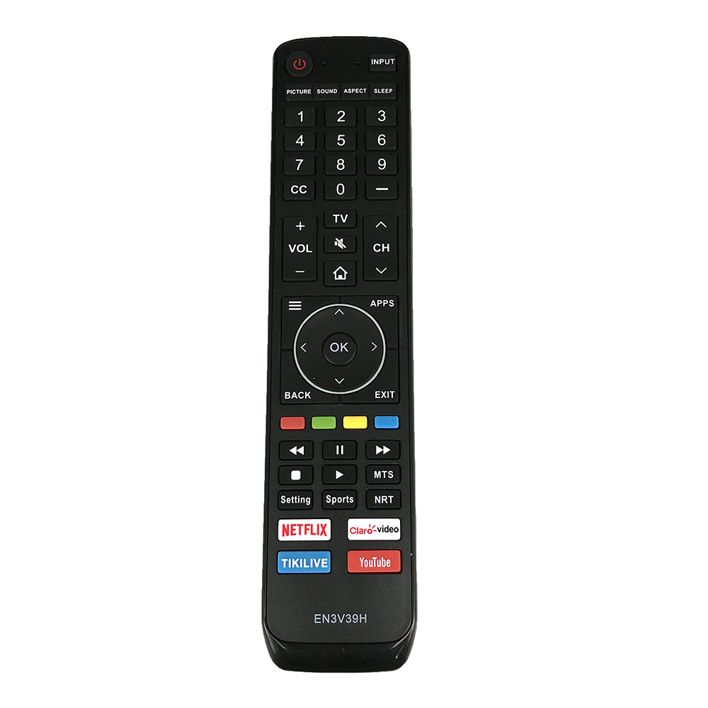 HISENSE EN3V39H ใหม่ระยะไกล EN3V39H สําหรับ HISENSE TV w/ NETFLIX Claro-video TIKILIVE YouTube APPs 