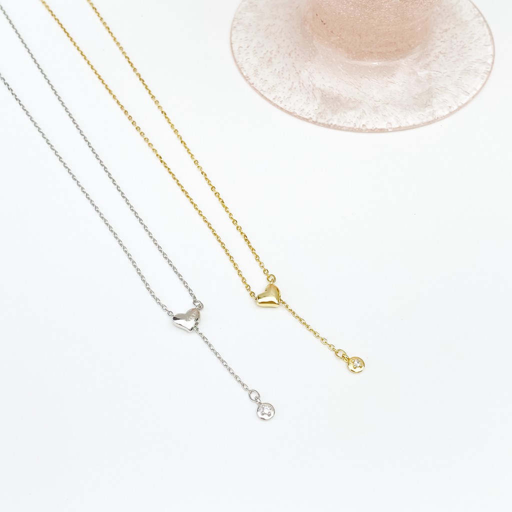 play.palette - S925 Melting heart necklace