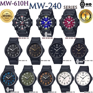 Casio สายเรซิน รุ่นใหม่ MW-610H-1,MW-610H-2,MW-610H-4 MW-240-1 MW-240-2 MW-240-13 MW-240-4 MW-240-7