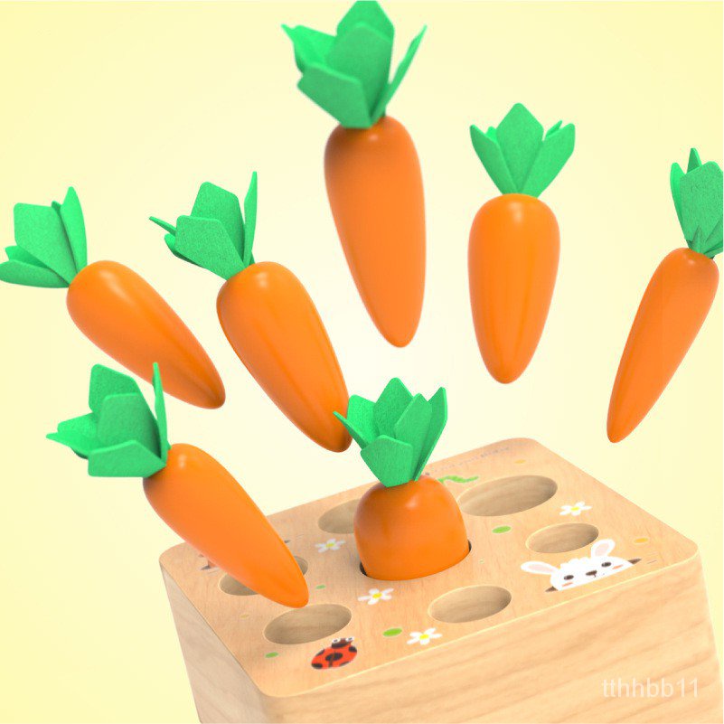 CODTreeyr Mts Shape Puzzle for Sizing Carrots Harve Dlt Gifts for Skil  en  for  Yr Boys and Gir dmQF