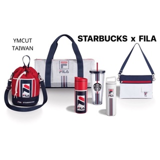 ✅starbucks taiwan x fila สตาร์บัคส์ คอลเลคชั่น fila ของแท้ ช้อปไต้หวัน 🇹🇼 starbucks fila rare item แก้วเก็บความเย็น กาแฟ