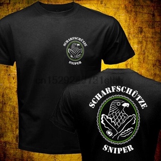 [S-5XL]เสื้อยืด พิมพ์ลายกองทัพเยอรมัน วาฟเฟิน ทหารสนิเปอร์ ป้าย Scharfschutzenabzeichen ของขวัญวันพ่อ