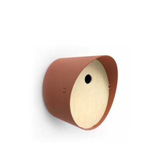 ANBB001 Bird house round  brown (Size D 24 x H 23 cm) - บ้านนก Modern แบรนด์ Capi Europe