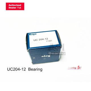 Koyo Pillow Block ลูกปืนตุ๊กตา UC204-12 ตลับลูกปืน Bearing Units UC 204-12 ( เพลา 3/4 นิ้ว )