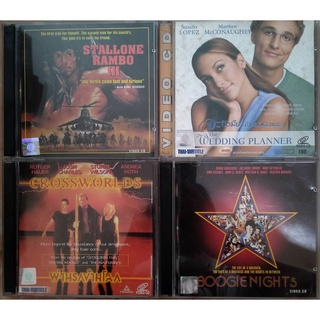 วีซีดีภาพยนตร์ VCD MOVIE ลิขสิทธิ์แท้ Stallone rambo 3, The Wedding Planner, Crossworlds, Boogie Nights