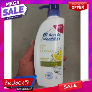 เฮดแอนด์โชว์เดอร์ แชมพูขจัดรังแค สูตรอินสแตนท์ ออยล์ คอนโทรล 450 มล. head and shoulder dandruff shampoo Instant Oil Cont