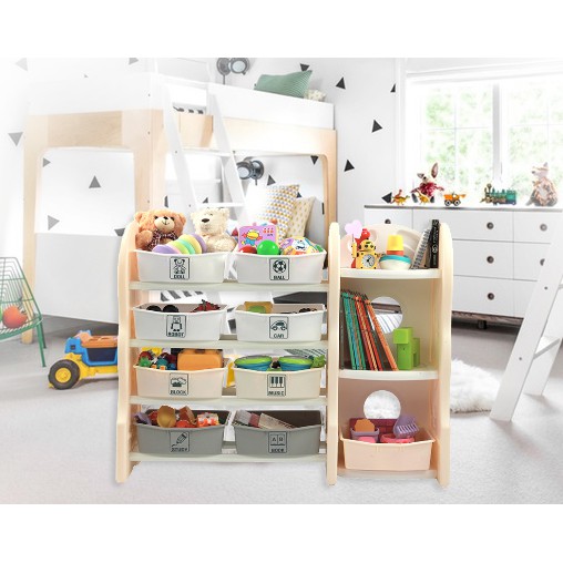 Eduplay ชั้นวางของเล่นเด็ก 4 ชั้น 9 กะบะ (AR-8379) ของแท้จากเกาหลี