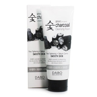 Dabo Charcoal คลีนซิ่งโฟม ผิวเรียบเนียน 150 มล.