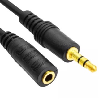 สาย audio ต่อยาว สายเพิ่มความยาว 10 เมตร ขนาด 3.5mm สำหรับหูฟังแจ็ค 3.5 Cable Audio แจ๊คหูฟัง 3.5-3.5 สีดำ