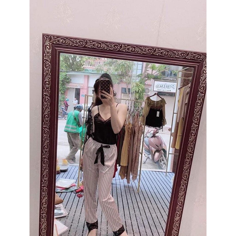 SET ชุด 3-DETAILED BEDDING (เสื้อ 2-STRING และกางเกงขายาวพร้อมโค้ท) ผ้าไหมคุณภาพสูง VN416