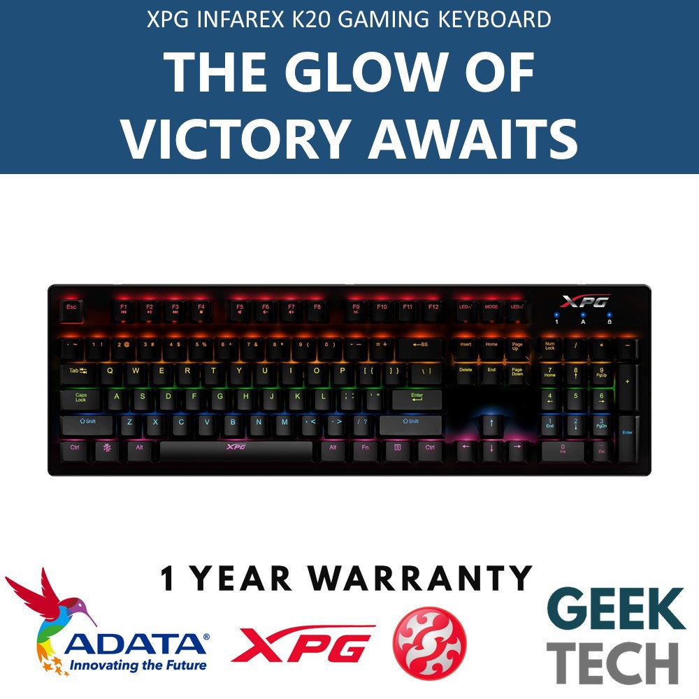 ADATA XPG Infarex K20 คีย์บอร์ดเกมมิ่งแบบกลไก