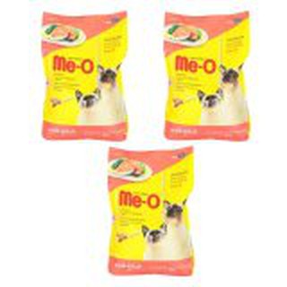 Me-O Cat Food Salmon1.1 kg (3 packs) อาหารแมว มีโอ แบบเม็ด รสปลาแซลมอน ขนาด 1.1 กิโลกรัม (3 ถุง)