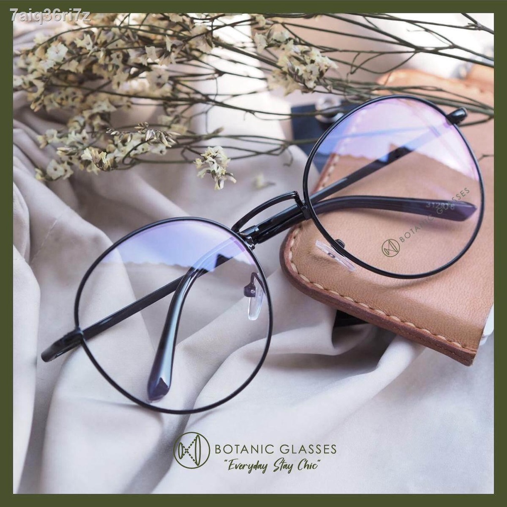 Botanic Glasses แว่นกรองแสง ทรงหยดน้ำ สีดำ