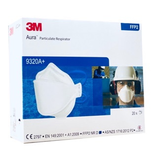 3M รุ่น 9320A+ มาตรฐาน FFP2 (กล่องบรรจุ20ชิ้น)