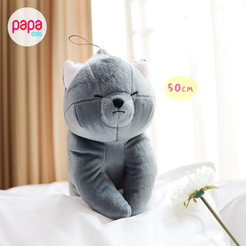 ตุ๊กตาแมว แมวเทา แมว ตุ๊กตา Taumanda Cat  มือ1 ของแท้นำเข้าจากญี่ปุ่น Papadolls