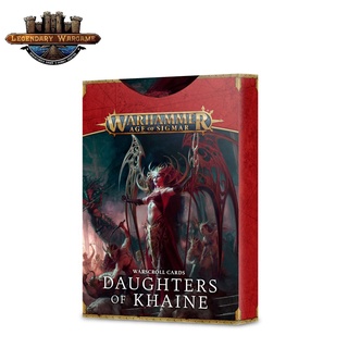 [GWพร้อมส่ง] WARHAMMER:WARSCROLL CARDS: DAUGHTERS OF KHAINE ENGการ์ดเกมส์