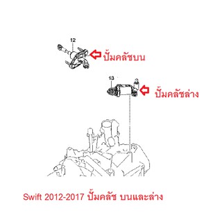 ปั้มคลัช Suzuki Swift 2012-2017 ของแท้เบิกศูนย์ เกียร์ธรรมดา คลัช ปั้มคลัช